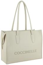 beige Henkeltasche Coccinelle groß Leder Myrtha elegant