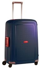 Samsonite S'Cure Flugkofffer 69cm navy blue/capri red