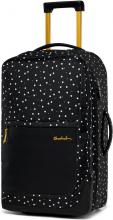Polkadots Satch Flow 65cm schwarz Punkte Lazy Daisy Ferienkoffer