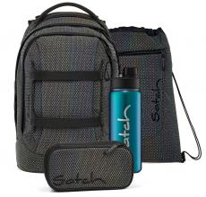 Satch Pack Hidden Rainbow Rucksackset reflektierend 4teilig