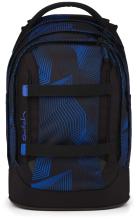 Satch Pack Seismic Blue Schultasche schwarz blau Grafikprint