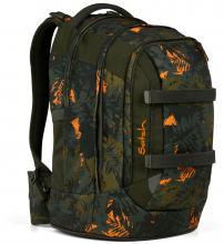 Jurassic Jungle Jugendrucksack grün Blätter Satch Pack orange Ready to Swap 