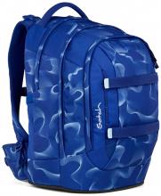 Jugendschulrucksack Satch Vibrant Blue Reflektor Swap