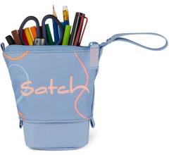 Stiftetasche hellblau bunt Satch Pencil Slider Vivid Blue Stiftebecher