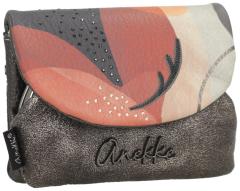 Anekke Kisslockbörse rot Glitzersteine Muse metallic Eikon Überschlag