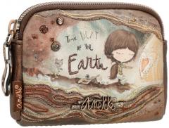 Schlüsseletui mit Stickerei Anekke Core braun 