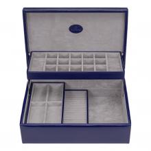 Windrose Merino Moda Charmbox Schmuckkassette dunkelblau 