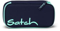 Federmappe Satch Pencil Box Ocean Mint dunkelblau türkis Geodreieck