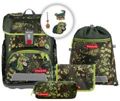 Schulranzenset Step by Step Cloud Dino Torex grün Dinosaurier
