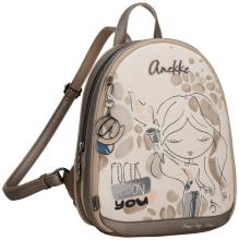 Alltagsrucksack bestickt Anekke Muse Olympia beige nude 