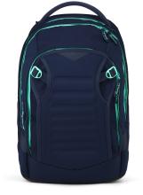 Satch Schulrucksack Match Plus Ocean Mint dunkelblau erweiterbar