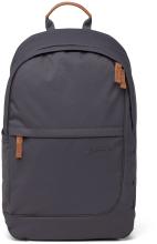 Satch Fly Freizeitrucksack Pure Grey Lederdetails