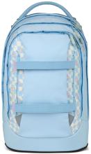 Satch Pack Summer Era hellblau Karo Blumen Büchertasche