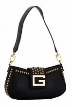 Schultertäschchen Guess Bling Black Nieten Steine