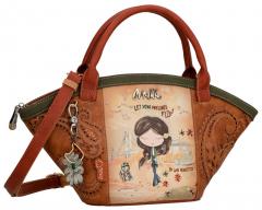 Anekke Henkeltasche Peace & Love Hippie Blumen San Francisco