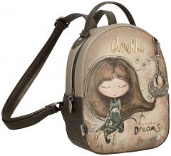 Cityrucksack Anekke Real metallische Brauntöne Traumland