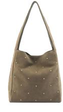 FREDsBRUDER Schultertasche The Beaded Greyish Khaki