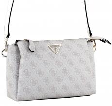Guess Noelle Crossbody Bag Dove Logo Alloverprint 