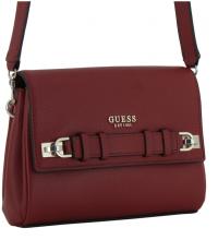 Crossbody Bag dunkelrot Überschlag Guess Gregoria Red
