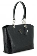 Schultertasche Guess Chic Shine Black seperate Innentasche