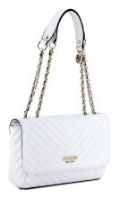 gesteppte Überschlagtasche weiß Guess Keillah Shoulder Bag