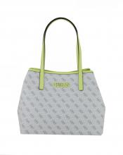 Schultertasche Guess Vikky Neon Print zweigeteilt