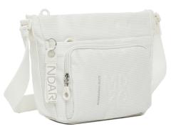 cremeweiße Schultertasche MD20 Crossover Latte Mandarina Duck