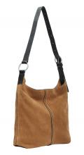 Schultertasche Medium Liebeskind Hobo Caramel Cognac Wildleder