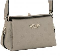 Phoebe Mini Shoulder Bag Umhängetasche Simply Taupe Logo Prägung