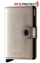 Secrid Miniwallet RFID Geldtasche Metallic Champage