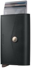Secrid Envelope Wallet Kartenetui Leder Black Caschmere - Schwarz