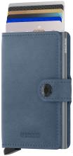 Secrid Miniwallet Kartenetui Leder Original Ice Blue - Blau