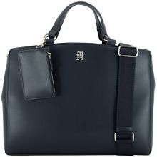 elegante Kurzgrifftasche Monotype Tommy Hilfiger dunkelblau Etui