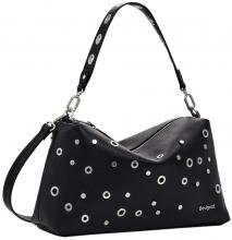 Handtasche Desigual Rebel Nieten schwarz rockig