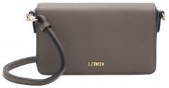 elegante Umhängetasche mit Organizer L.Credi Jane Dark Taupe nachhaltig