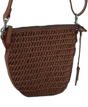 Harbour 2nc Soft Weaving Hailey Cognac Crossbody Bag braun