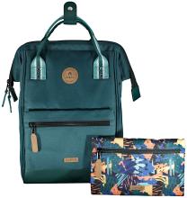 Backpack Cabaia grün Lima Adventurer nachhaltig Medium Wechselpouch