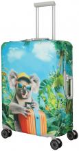 bunter Kofferbezug Travelite M Koala Motiv