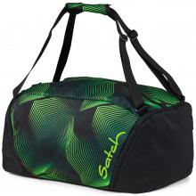 Satch Sporttasche schwarz Seismic Green recycelt Rucksack