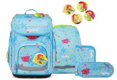 Ergobag Bärhext Schultaschenset Bibi Blocksberg hellblau Sterne
