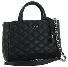 Stepptasche Guess Tamsin Society Satchel schwarz Kettenriemen