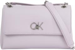 Schultertasche mit Drehverschluss Lila Calvin Klein Re-Lock Crossbody Iris