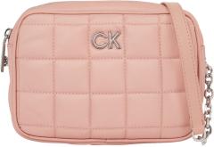 Stepptasche hellrosa Nylon Calvin Klein Re-Lock Camera Bag Cafe au Lait