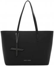 Suri Frey geräumiger Shopper schwarz Neoprenoptik Alexander