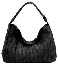 Suri Frey Katie May Beuteltasche Streifen Black