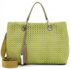 Korbtasche hellgrün mit Innentasche Suri Frey Bethany Green