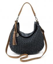 Suri Frey Nelly Beuteltasche Schnur Flecht Blue