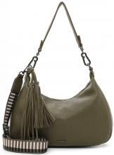 Suri Frey Beuteltasche Kiky oliv Fransen