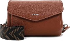 Umhängetasche mit gewebten Gurt Cathy Suri Frey Lederoptik