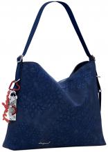 Damentasche Azul Noche Desigual dunkelblau Sierra floral bestickt